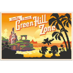 Sonic - grand poster Come Play (61 x 91,5 cm)