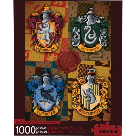 Harry Potter - Puzzle 1000 pièces House Crests