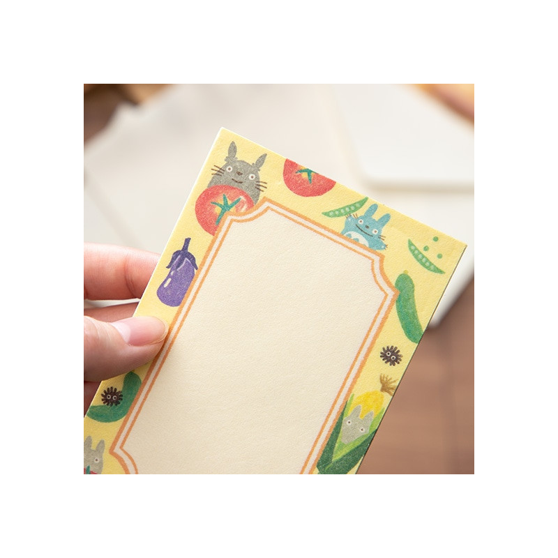 Mon Voisin Totoro - Set papier à lettres Break Time : Légumes