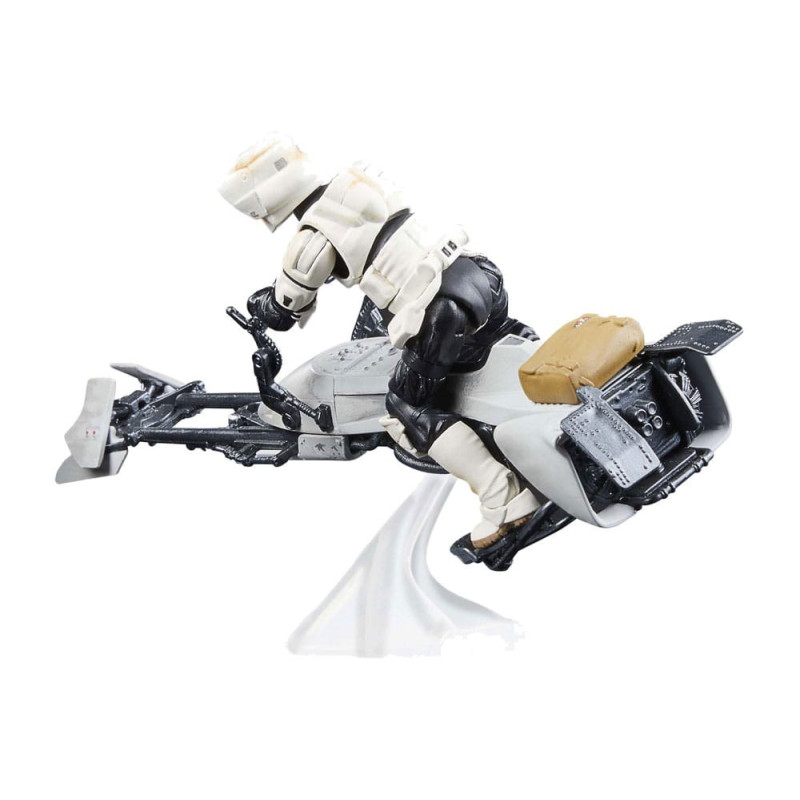 Star Wars - The Vintage Collection The Mandalorian - Véhicule figurines Speeder Bike with Scout Trooper & Grogu