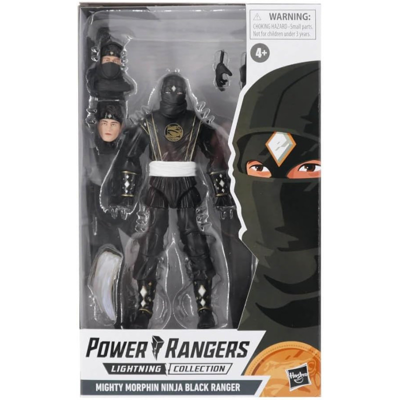 Power Rangers - Figurine Lightning Collection - Ninja Black Ranger 15 cm