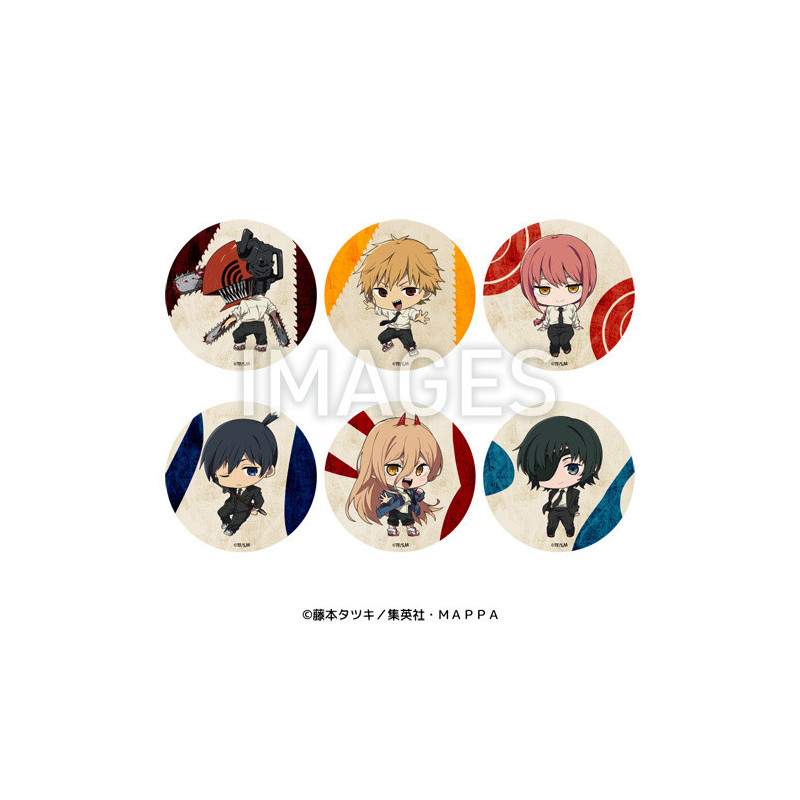 Chainsaw Man - Round Deco Sticker (illust.aruya) 1 EXEMPLAIRE ALEATOIRE