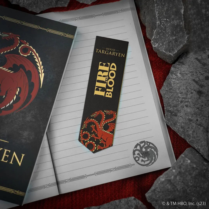 Game of Thrones - Marque-page métal Targaryen