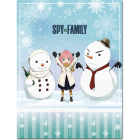 Spy x Family - Plaid couverture Snowman and Anya 117 x 152 cm