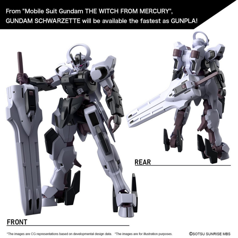 Gundam : The Witch from Mercury - HG 1/144 Gundam Schwarzette