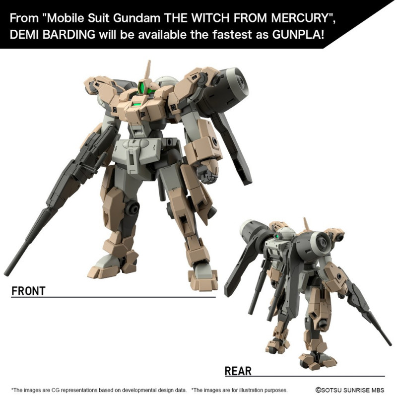 Gundam : The Witch from Mercury - HG 1/144 Demi Barding