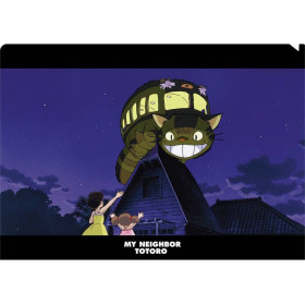 Mon Voisin Totoro - Chemise dossier A4 Chatbus sur le toit