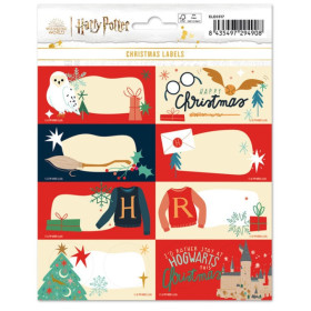 Harry Potter - Set d'étiquettes de Noël