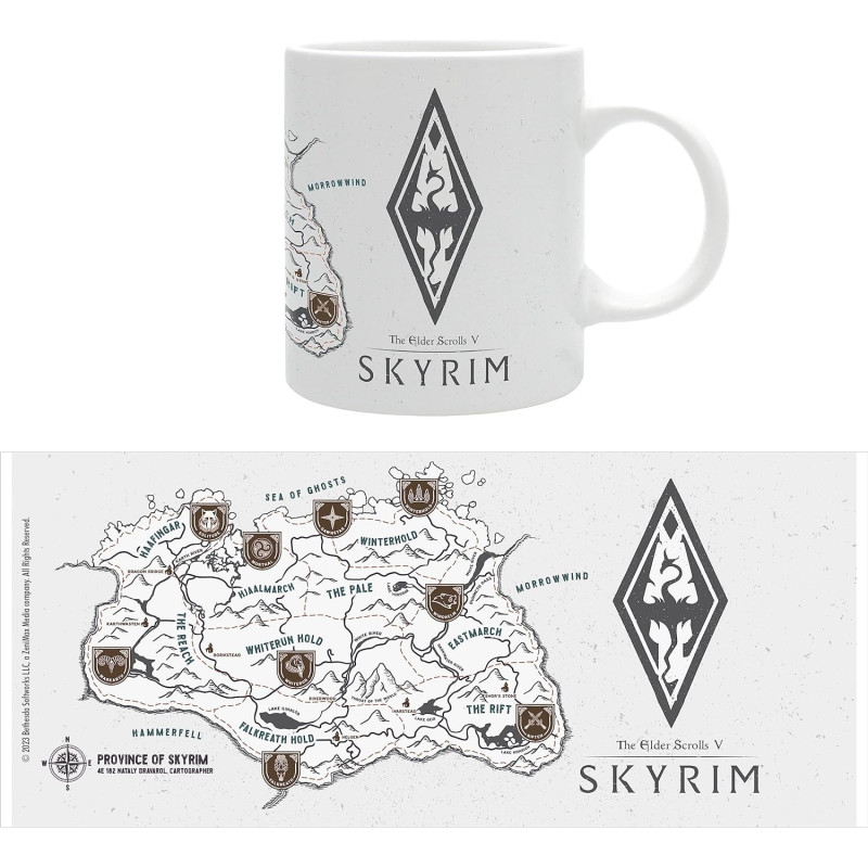 Skyrim - Mug 320 ml Carte