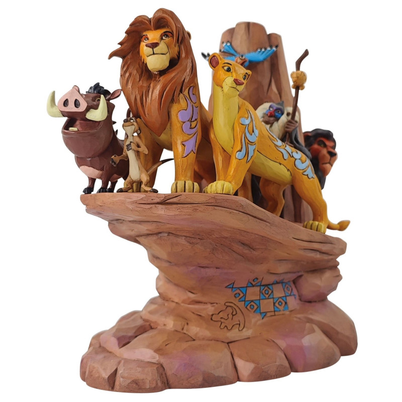 Disney : Le Roi Lion - Traditions - Statue Lion King Carved In Stone