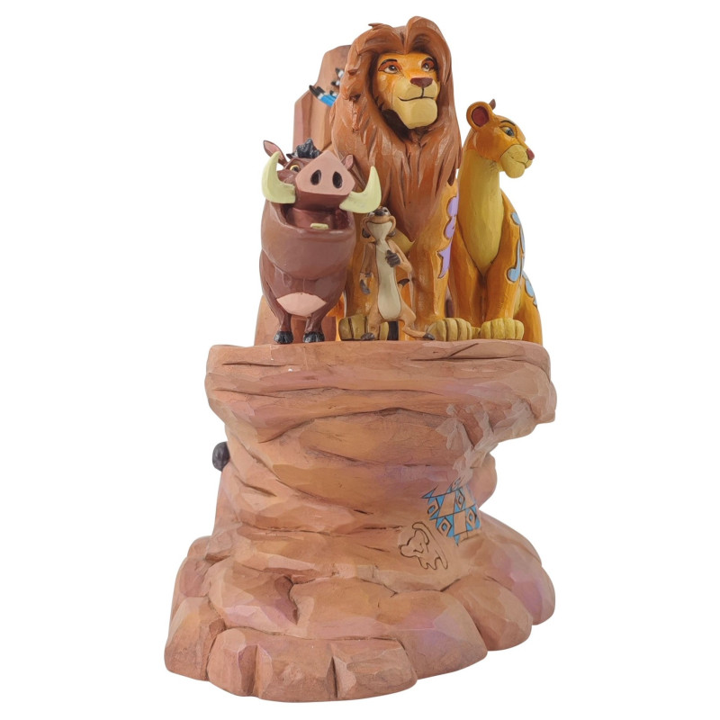 Disney : Le Roi Lion - Traditions - Statue Lion King Carved In Stone