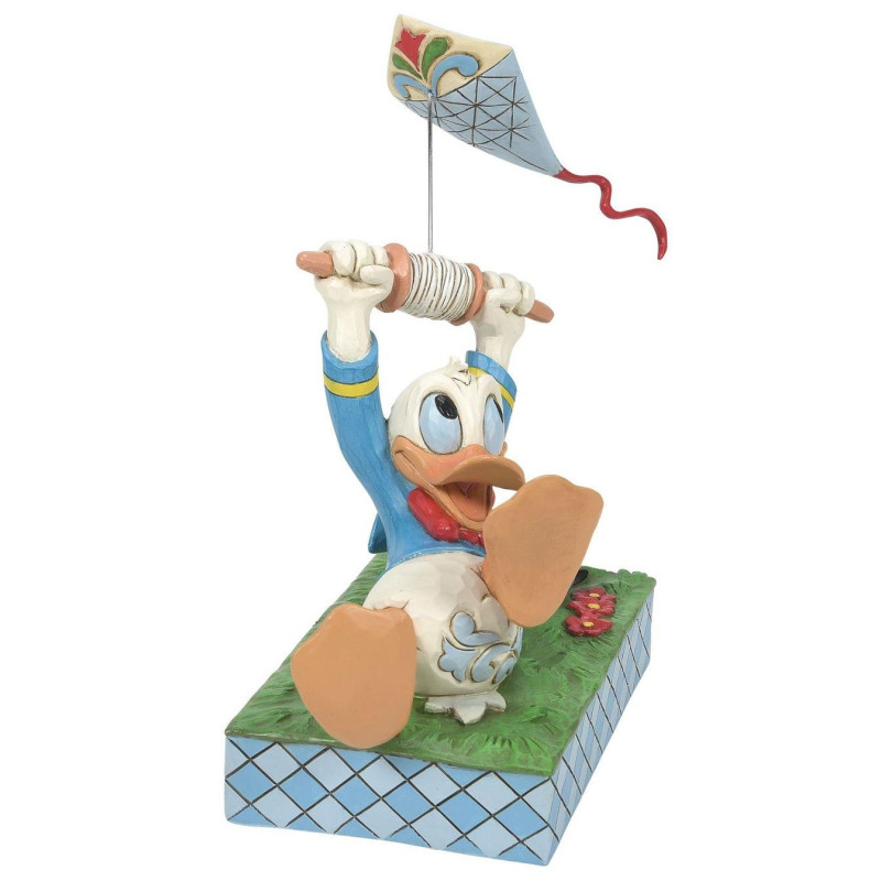 Disney - Traditions - Statue Donald Avec Un Cerf-Volant