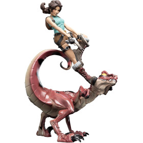 Lara Croft - Figurine Mini Epics Lara Croft & Raptor 24 cm