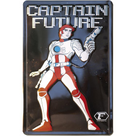 Capitaine Flam - Panneau métal 20 x 30 cm Captain Future