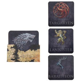 Game of Thrones - Set de 4 sous-verres