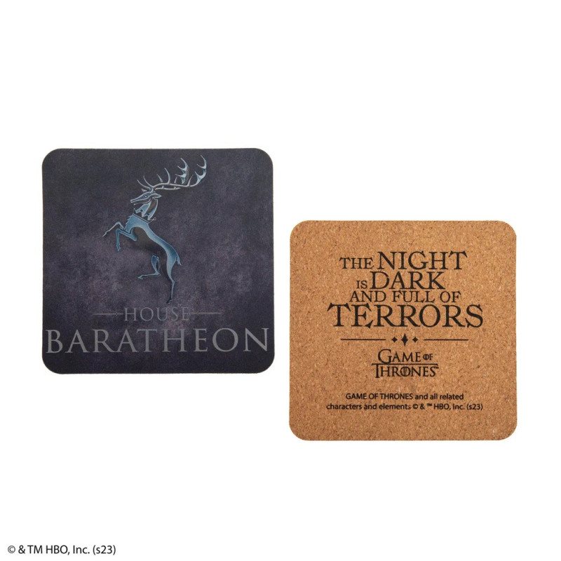 Game of Thrones - Set de 4 sous-verres