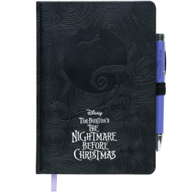 Nightmare Before Christmas - Carnet A5 Bullet + stylo projecteur