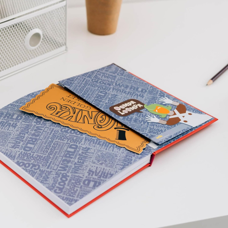 Charlie & la Chocolaterie - Bullet Journal carnet spirales A5 Willy Wonka