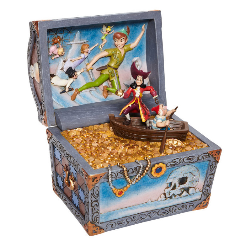 Disney - Traditions - Statue Coffre au trésor Peter Pan