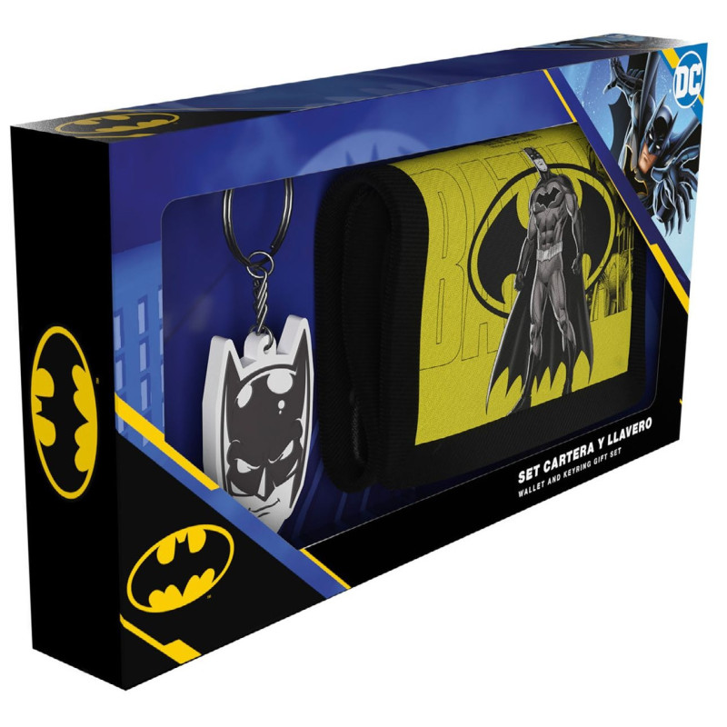 DC Comics - Portefeuille + porte-clé Batman