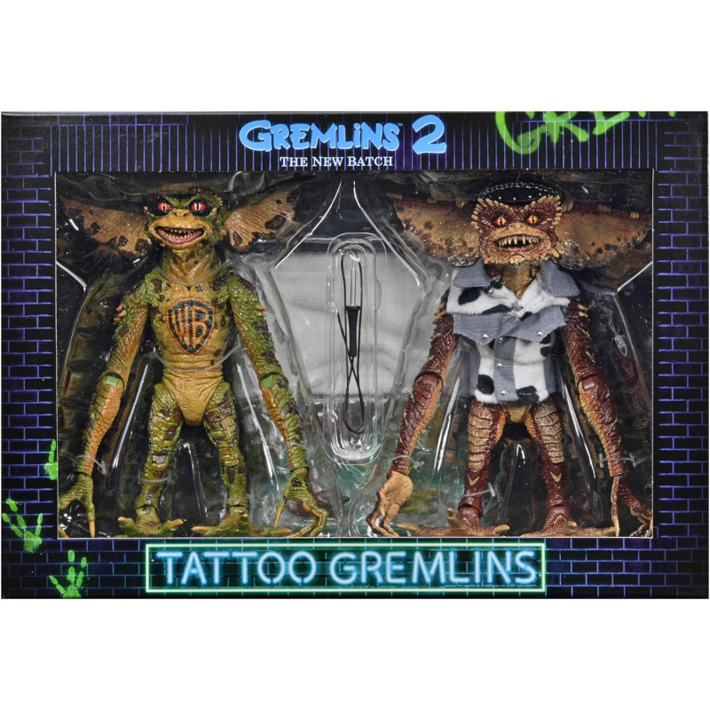 Gremlins - 2 pack 2 figurines Tattoo Gremlins 15 cm