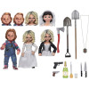 Child's Play : Bride of Chucky - pack 2 figurines Ultimate Chucky & Tiffany 10 cm