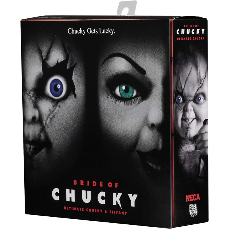 Child's Play : Bride of Chucky - pack 2 figurines Ultimate Chucky & Tiffany 10 cm