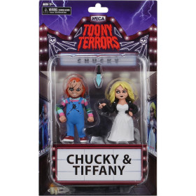 Child's Play - Toony Terrors - pack 2 figurines Chucky & Tiffany 12 cm