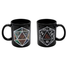 Dungeons and Dragons - Mug thermo-réactif Dé