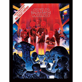Star Wars - poster encadré (Mos Eisley Cantina) (30 x 40 cm)
