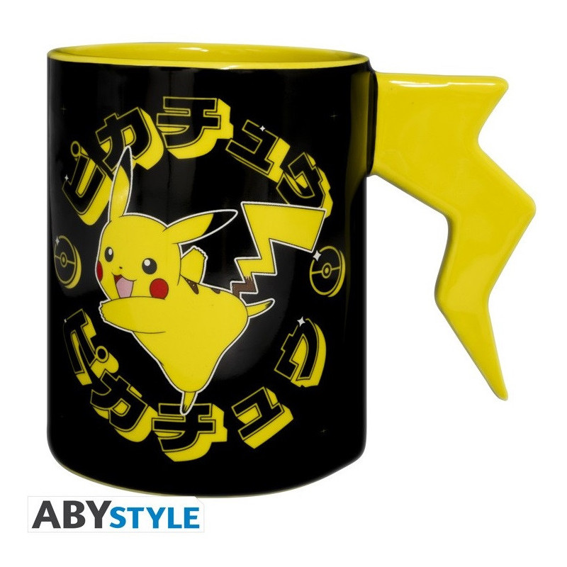 Pokemon - Mug 3D anse Éclairs de Pikachu