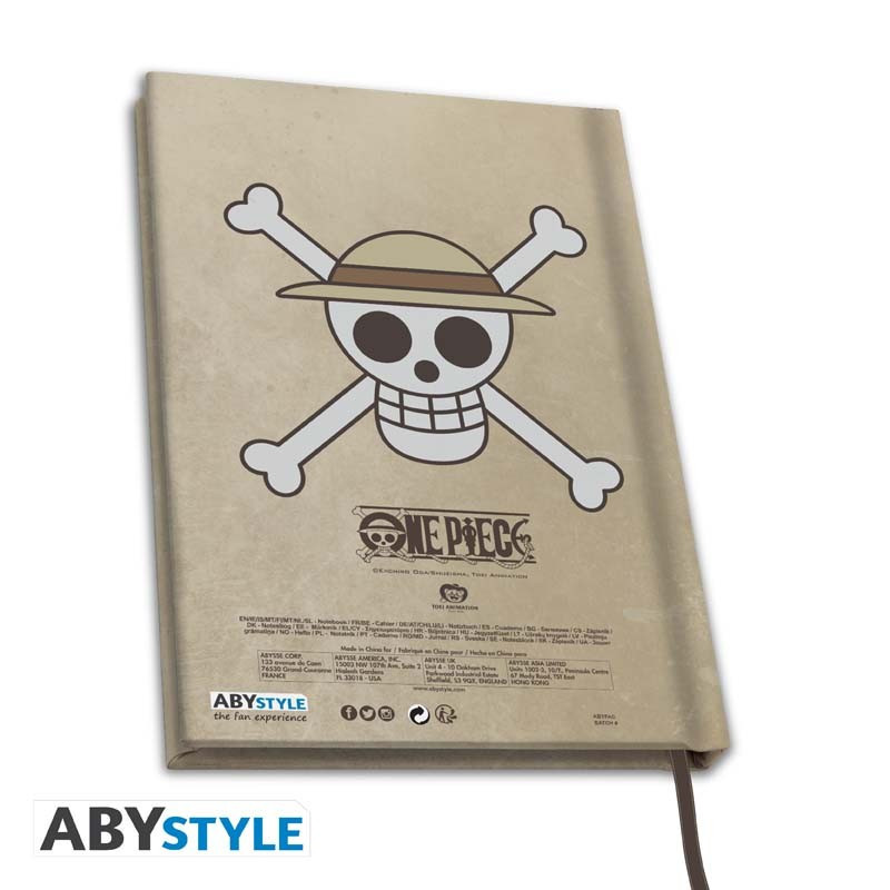 One Piece - Carnet A5 Wanted Luffy