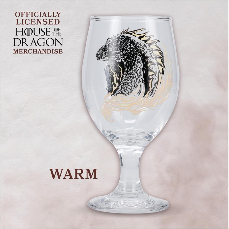 Game of Thrones : House of the Dragon - Verre thermo-réactif