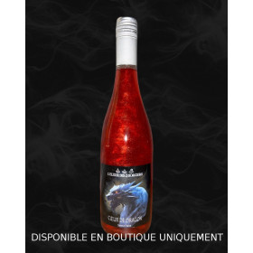 Boisson Potion Coeur de Dragon (limonade goût fraise) 75 cl