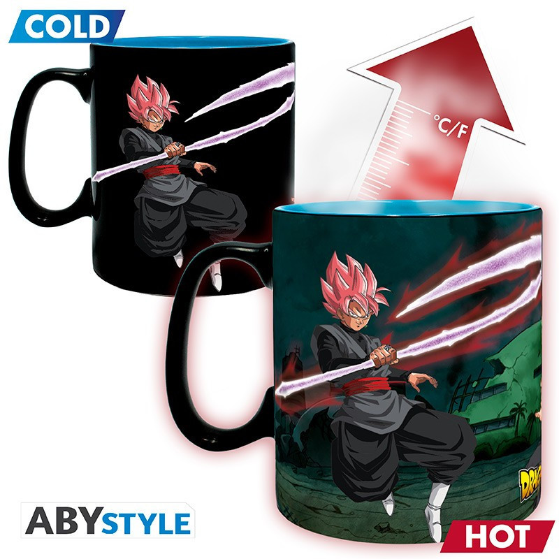 Dragon Ball Super - Mug thermo-réactif Saiyans vs Black