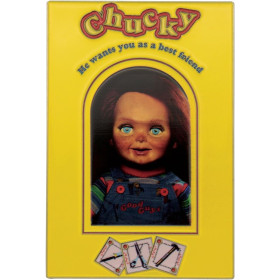 Child's Play - Lingot plaque Lingot avec Spell Card Chucky 1988 exemplaires