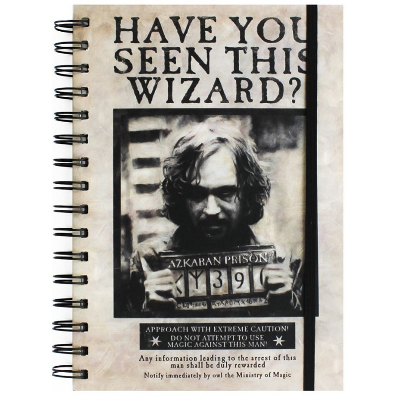 Harry Potter - Carnet spirales Sirius Wanted