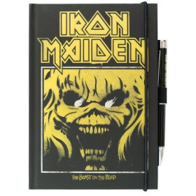 Iron Maiden - Carnet A5 + stylo projecteur