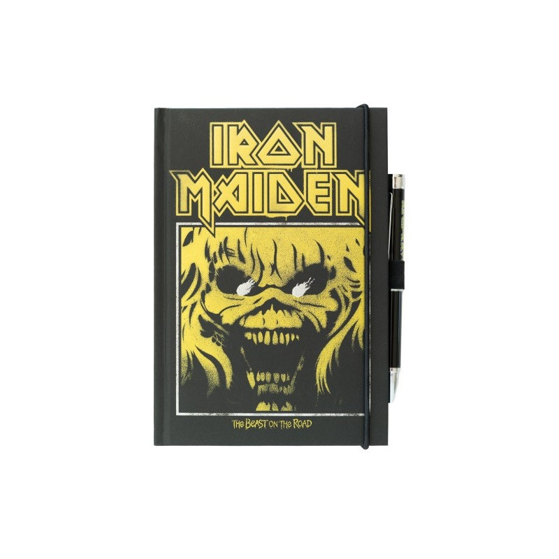 Iron Maiden - Carnet A5 + stylo projecteur