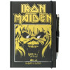 Iron Maiden - Carnet A5 + stylo projecteur