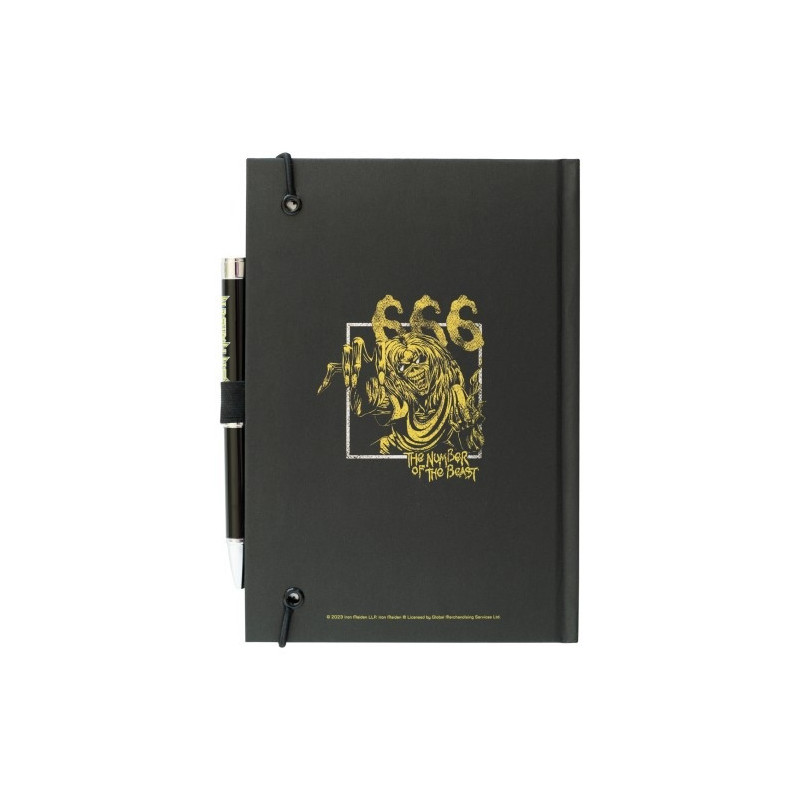 Iron Maiden - Carnet A5 + stylo projecteur