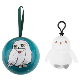 Harry Potter - Boule de sapin capsule porte-clé peluche Hedwige