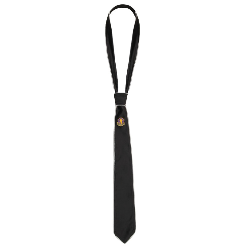 Wednesday - Cravate deluxe Nevermore Academy avec pins