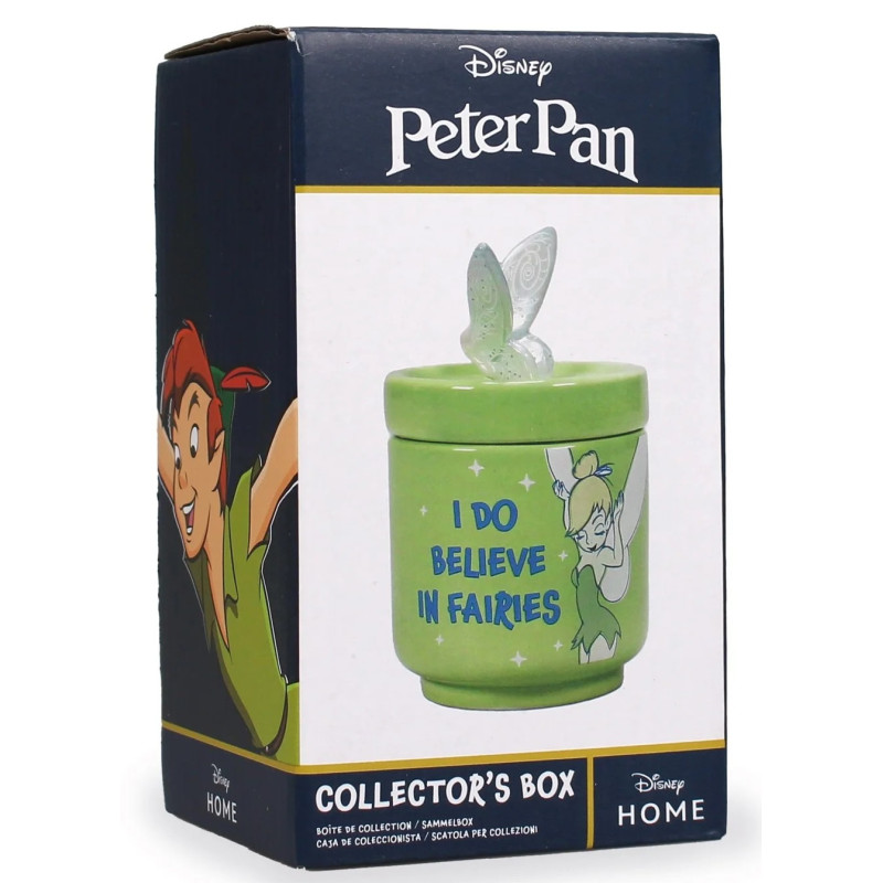 Disney : Peter Pan - Boîte en céramique Clochette et Peter