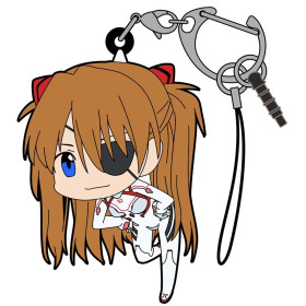 Evangelion - Porte-clé strap Asuka Langley Tsumamare White Plug Suit