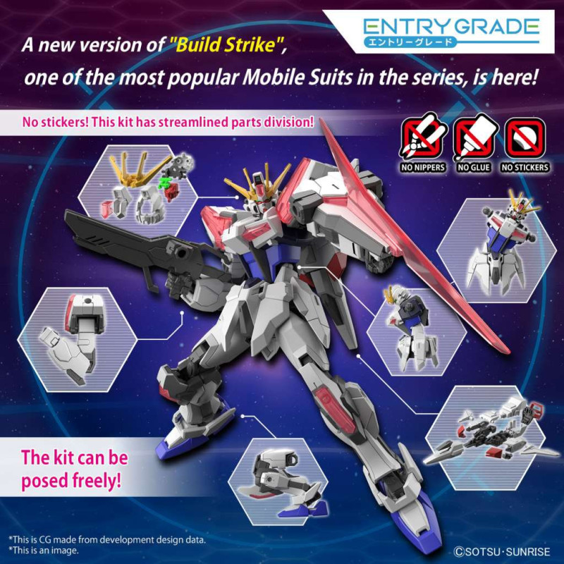 Gundam Build Metaverse - Entry Grade EG 1/144 Build Strike Exceed Galaxy