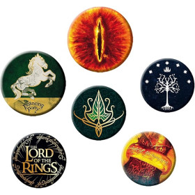 Lord of the Rings - set de 6 badges