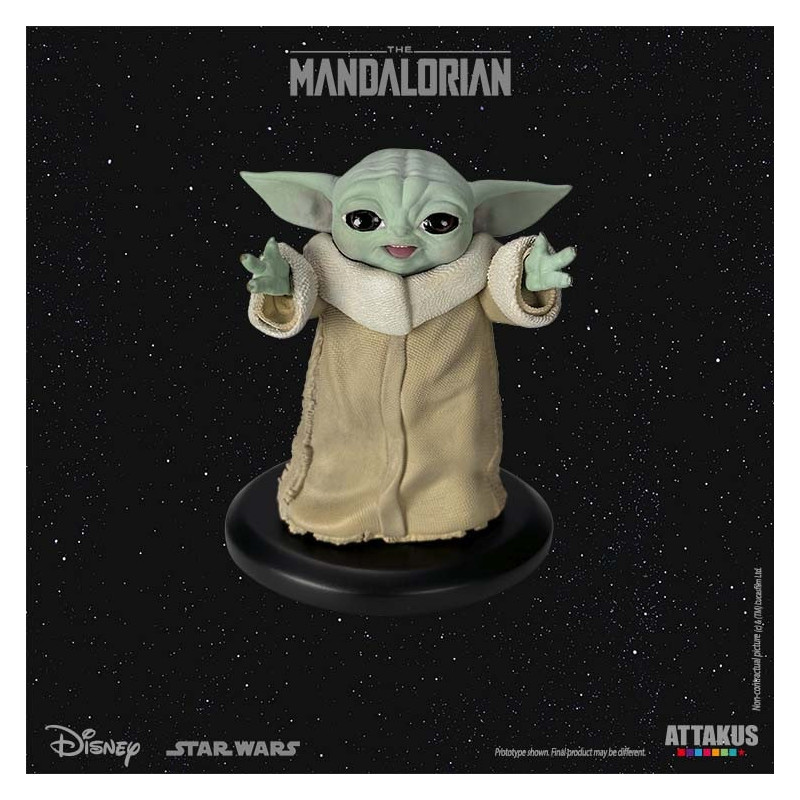 Star Wars : The Mandalorian - Attakus - Statue 1/5 Grogu Happy