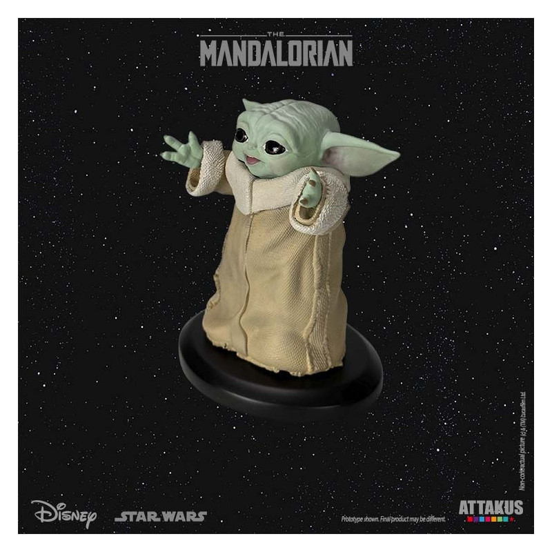 Star Wars : The Mandalorian - Attakus - Statue 1/5 Grogu Happy