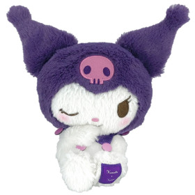Sanrio - Peluche Pay Attention Collection : Kuromi Clin d'oeil